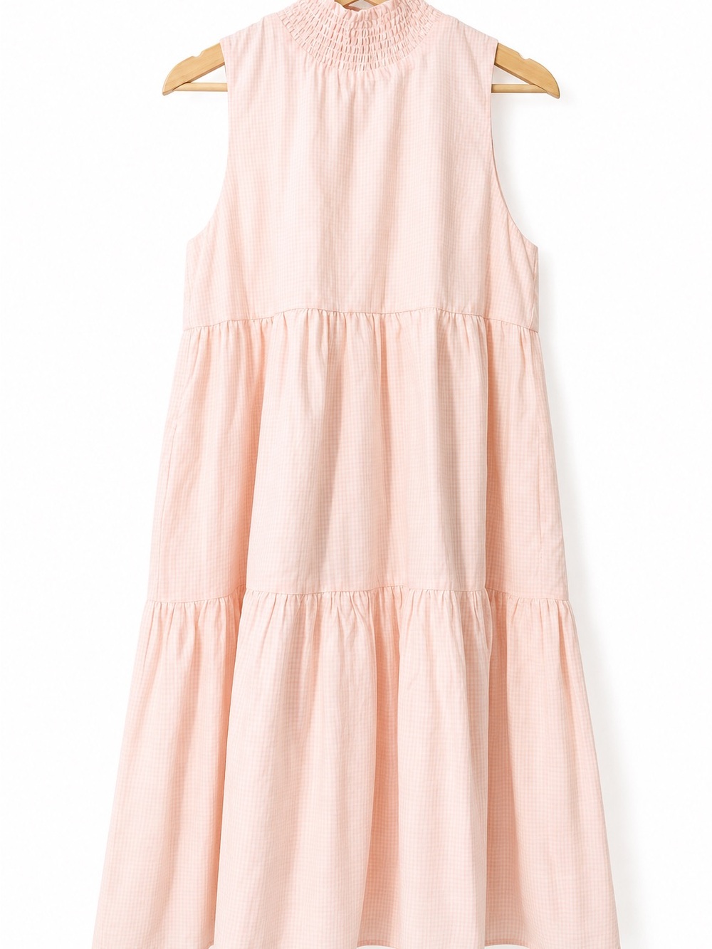English Factory Sleeveless Gingham Tier dress S